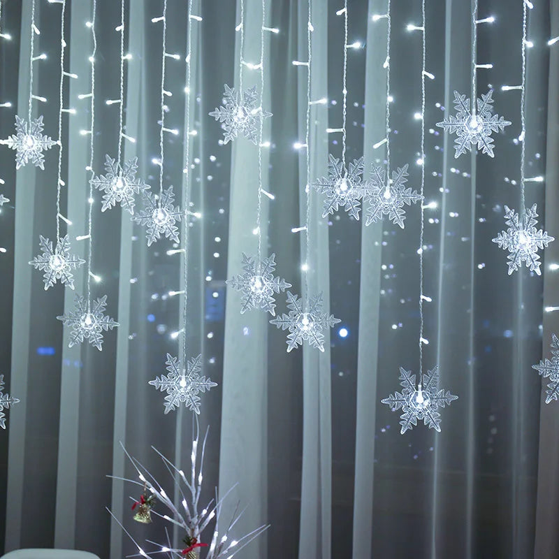 3.2M Christmas Snowflakes LED String Lights