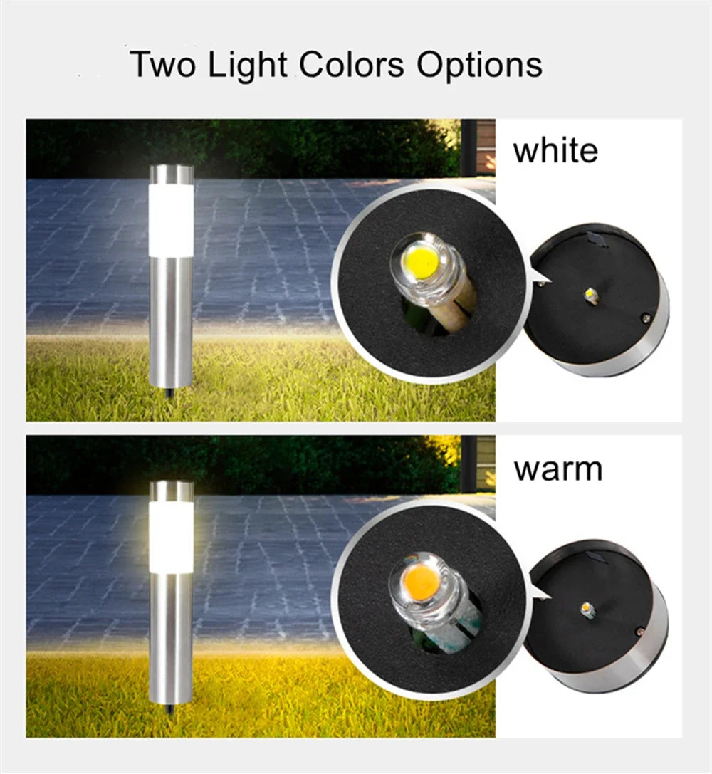 1/2/4/10 Pack 600mah Solar Pathway Lights Outdoor LED Lighting