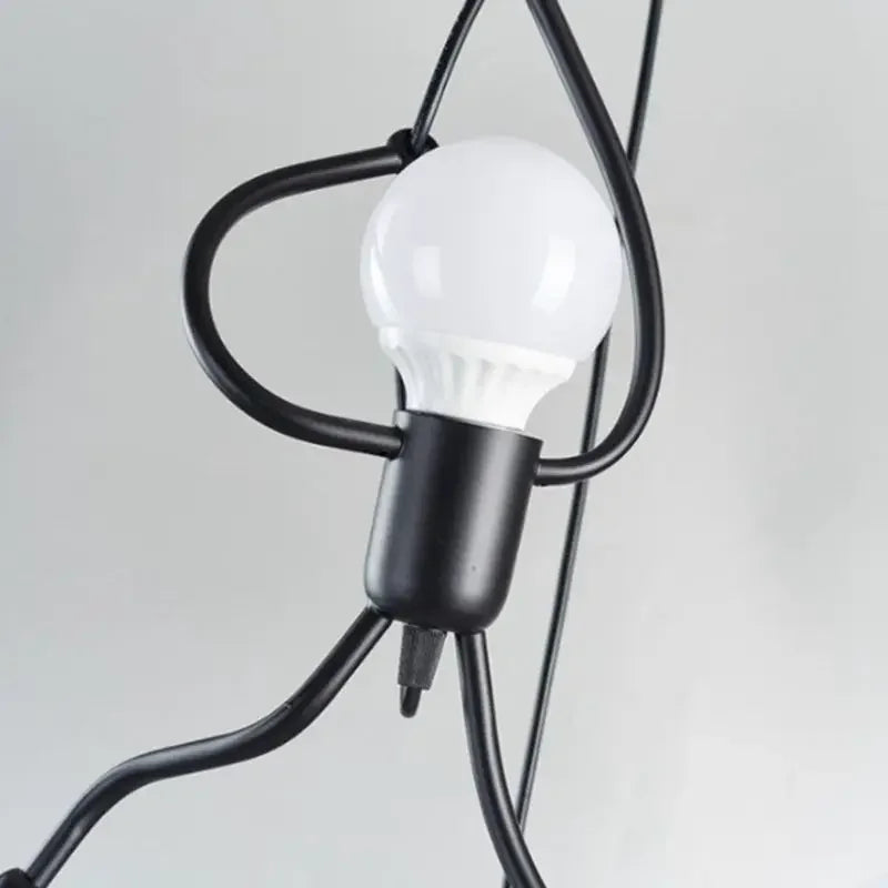 Iron Little Man Chandelier