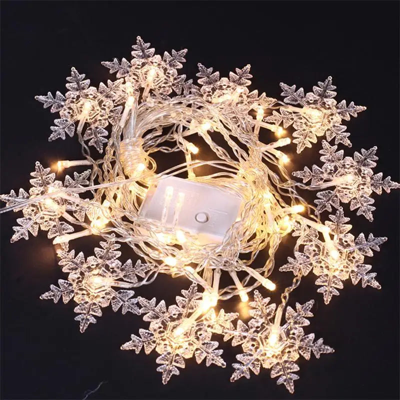 3.2M Christmas Snowflakes LED String Lights