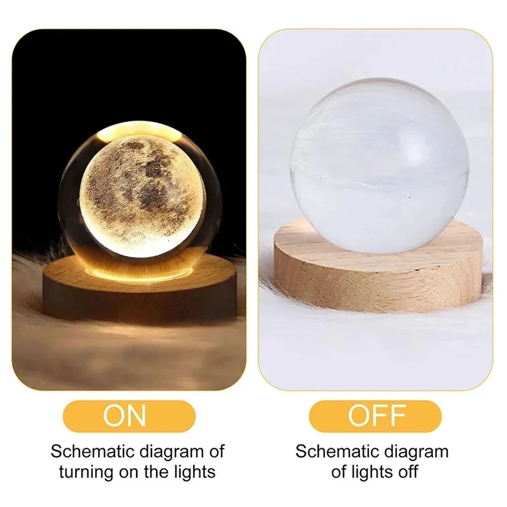Galaxy 3D Crystal Ball Lamp