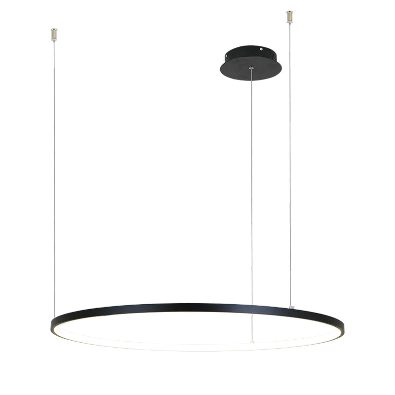 Modern LED Ring Chandelier – Circle Pendant Light