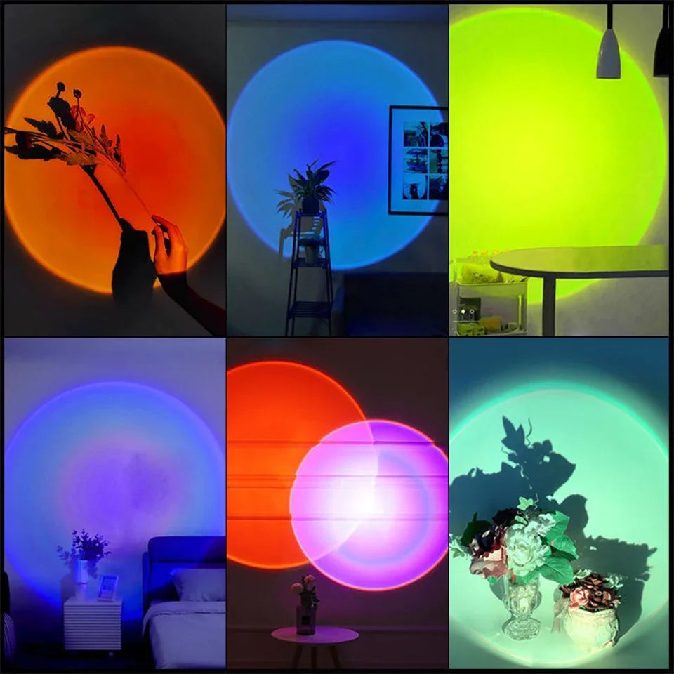 USB LED Sunset Lamp – Atmosphere & Ambience Projector