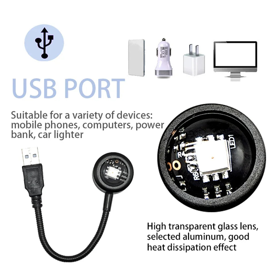 USB LED Sunset Lamp – Atmosphere & Ambience Projector