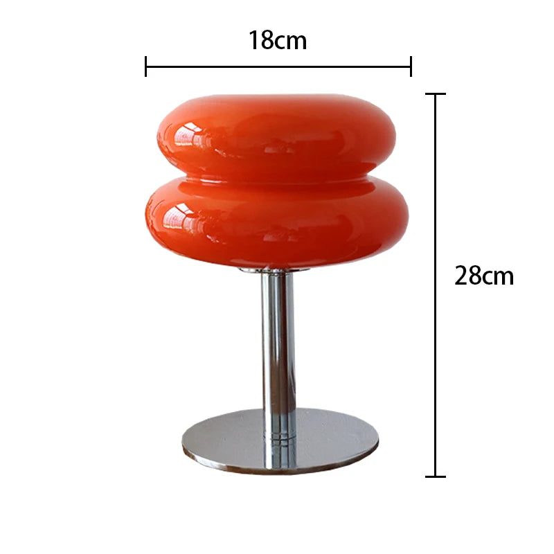 Macaron Glass Table Lamp – Trichromatic Dimming