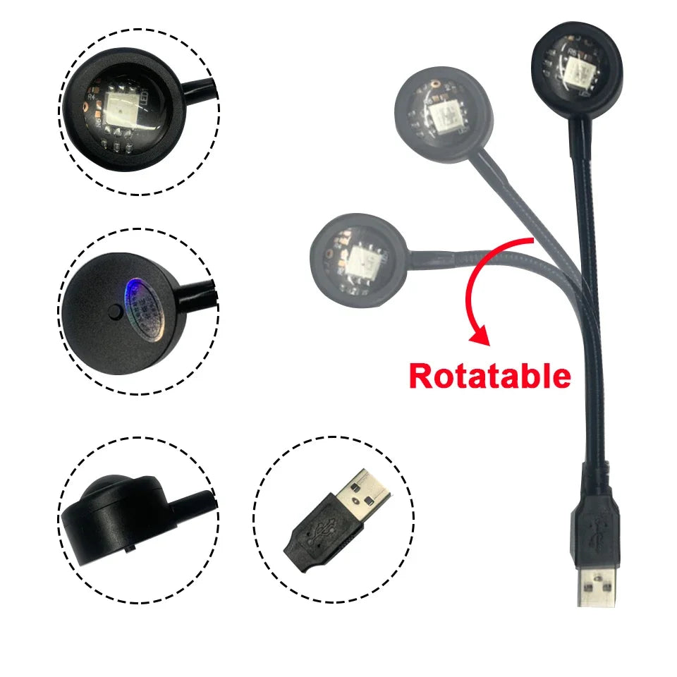 USB LED Sunset Lamp – Atmosphere & Ambience Projector