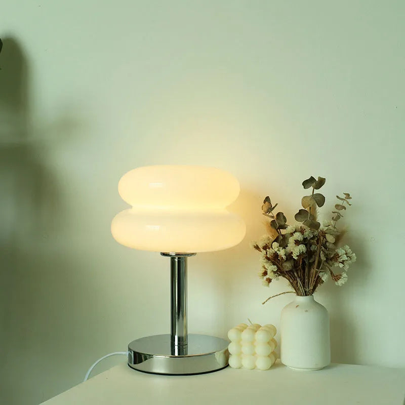 Macaron Glass Table Lamp – Trichromatic Dimming