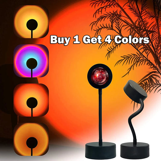 USB LED Sunset Lamp – Atmosphere & Ambience Projector