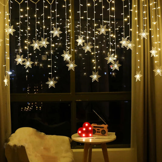 3.2M Christmas Snowflakes LED String Lights