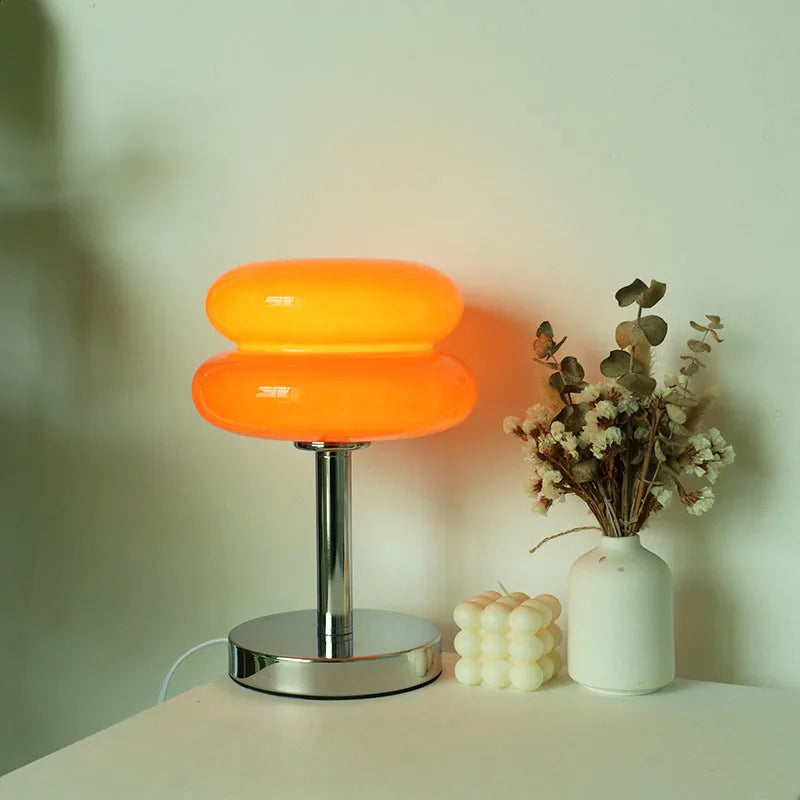 Macaron Glass Table Lamp – Trichromatic Dimming