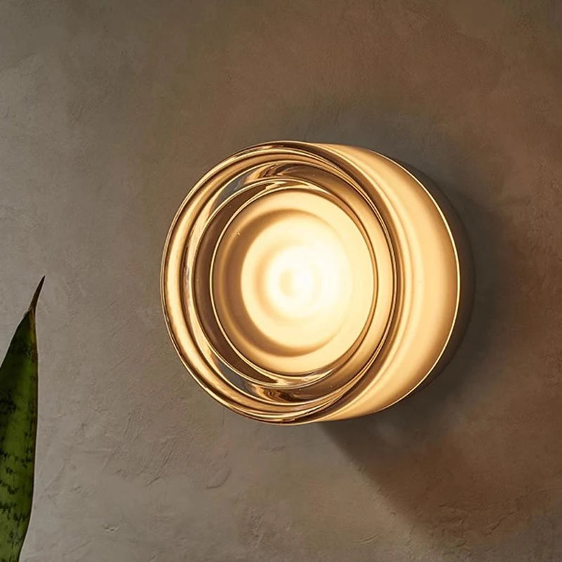 Modern LED Wall Lamp – Amber Jelly Decor Sconce